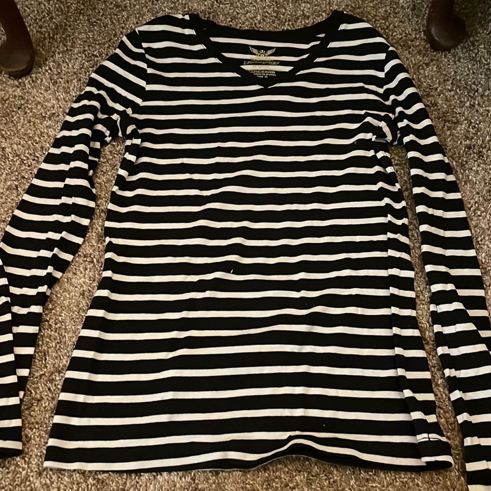 Striped Long sleeve shirt Size: M
